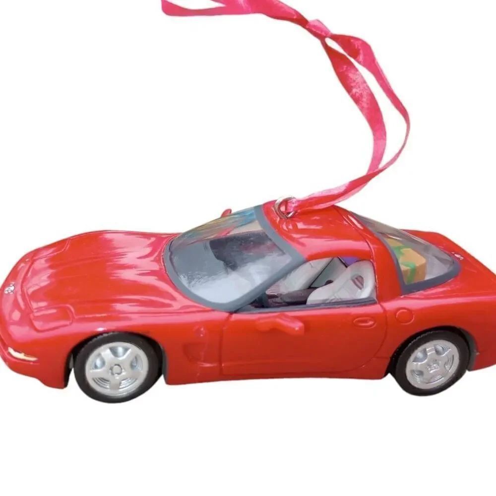 Hallmark keepsake 1997 Christmas Corvette red - Picture 2 of 7